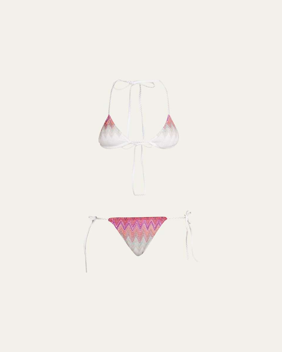 Zig-Zag Triangle Two-Piece Bikini Set
