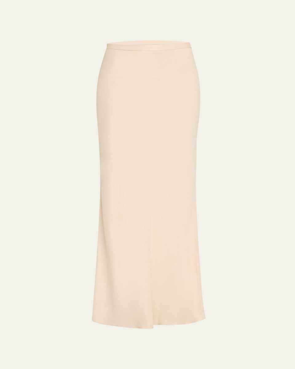 Bias-Cut Maxi Skirt