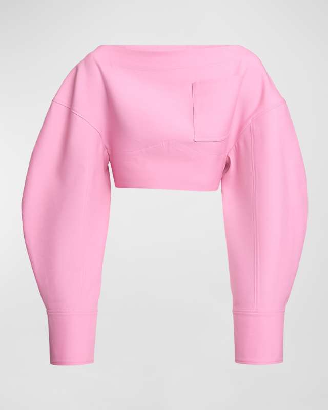 Casaco Long-Sleeve Crop Top