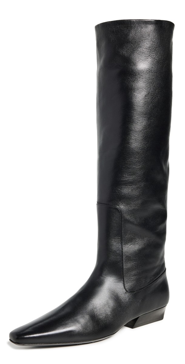 STAUD Wally Flat Boots Black