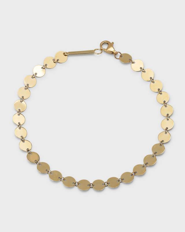 Laser Disc Chain Bracelet