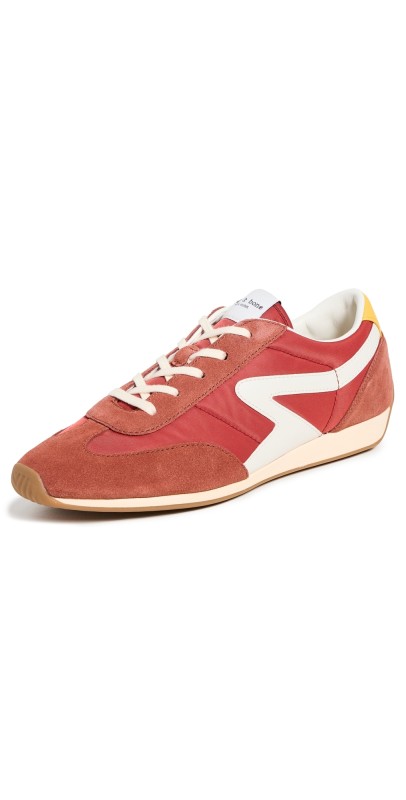 rag & bone Retro Runner Slim Sneakers Lava Red