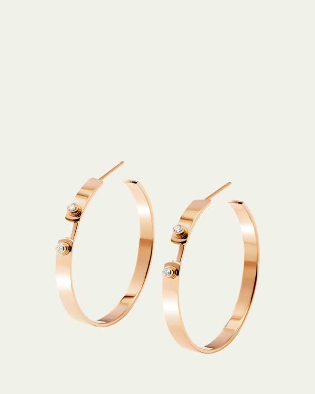18K Monday Morning Mood Hoop Earrings