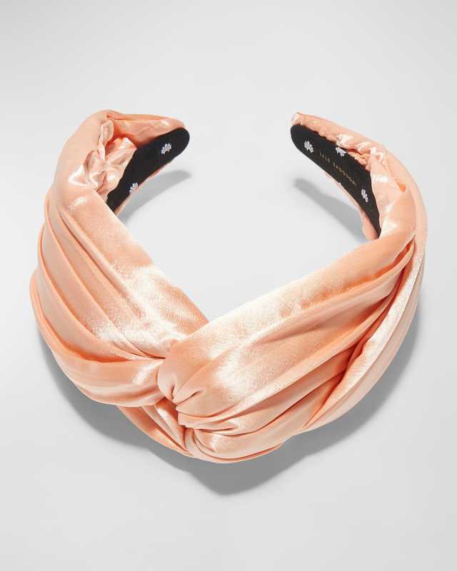 Greta Twisted Satin Headband