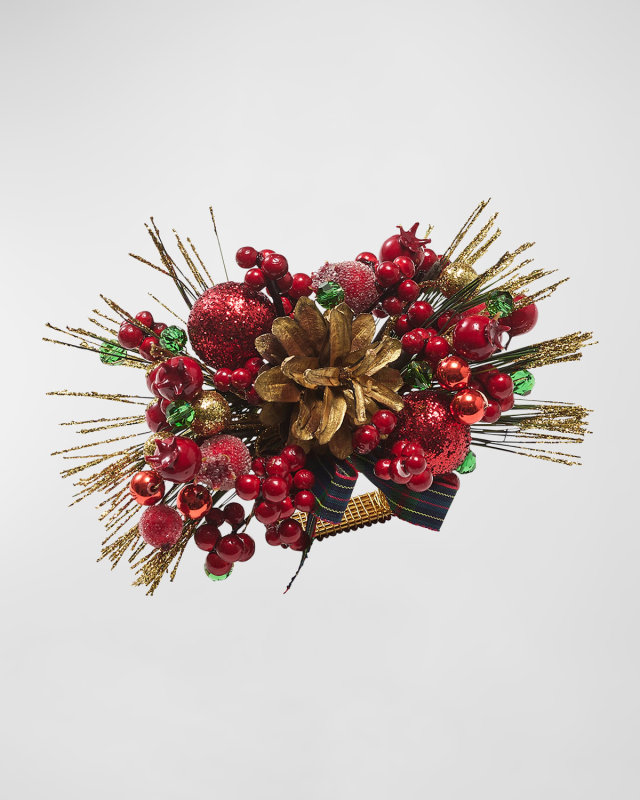 Holly and Sprig Napkin Ring