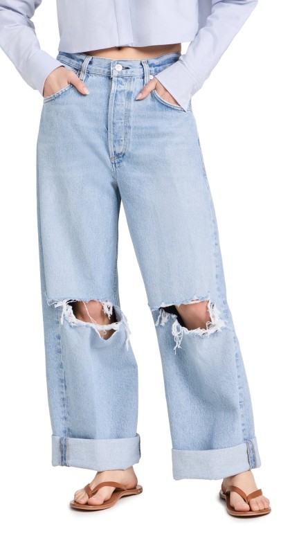 Citizens of Humanity Ayla Baggy Cuffed Crop Jeans Pagoda