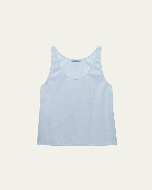 Ribbed Knit Oversized Tank Top