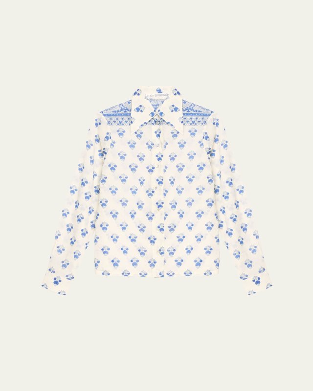 Dolly Indigo Bhutti Shirt
