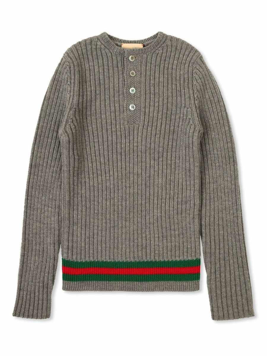 Signature Web Stripe sweater