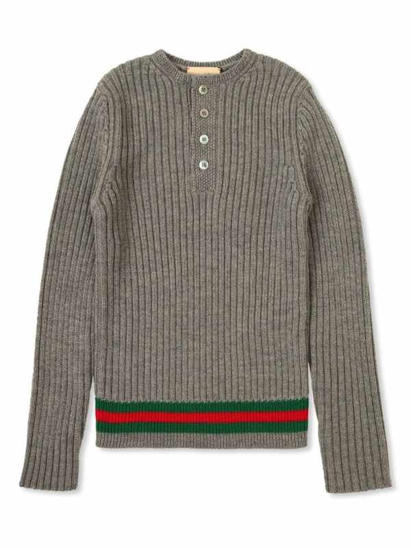 Signature Web Stripe sweater
