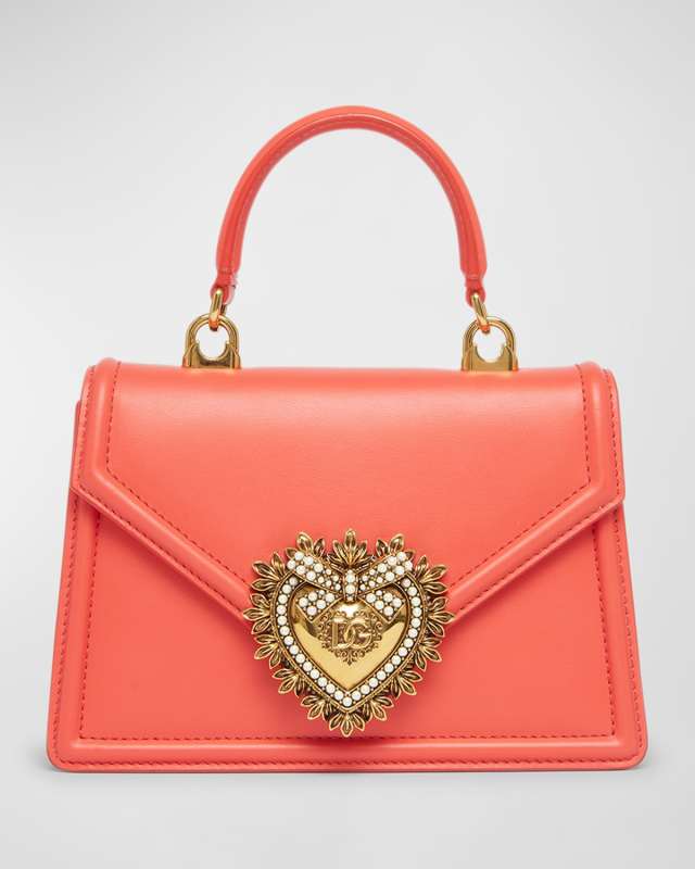 Devotion Mini Leather Top-Handle Bag