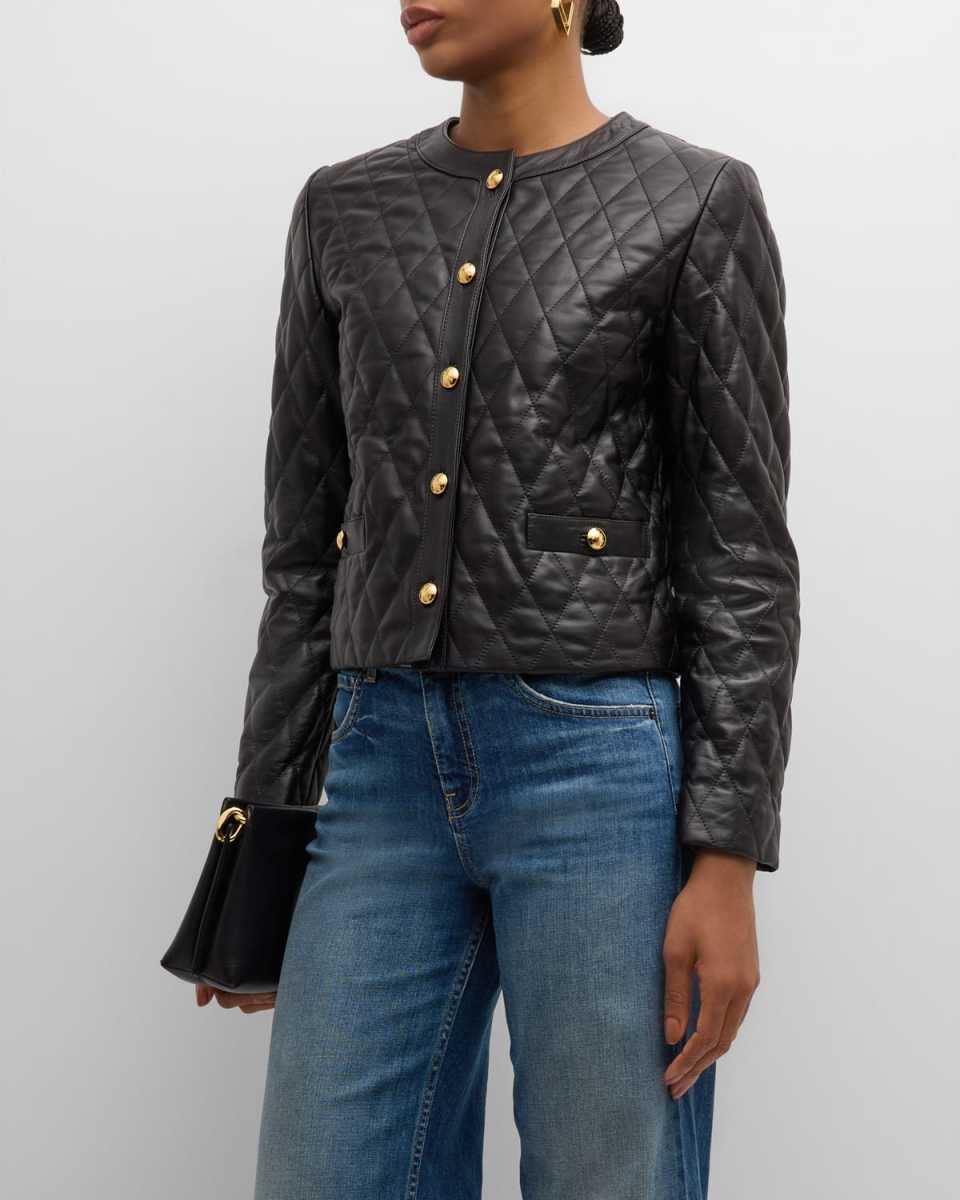 Amy Quilted Leather Jacket