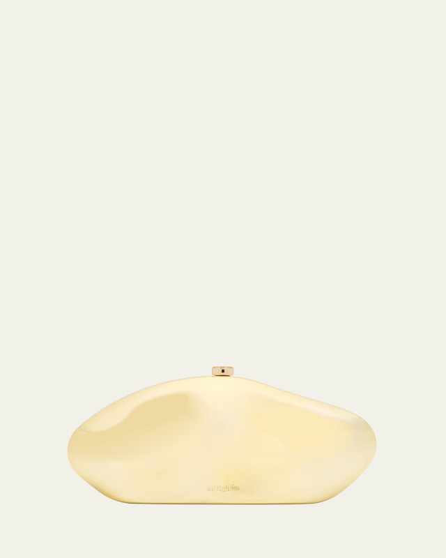 The Caldera Metallic Clutch Bag