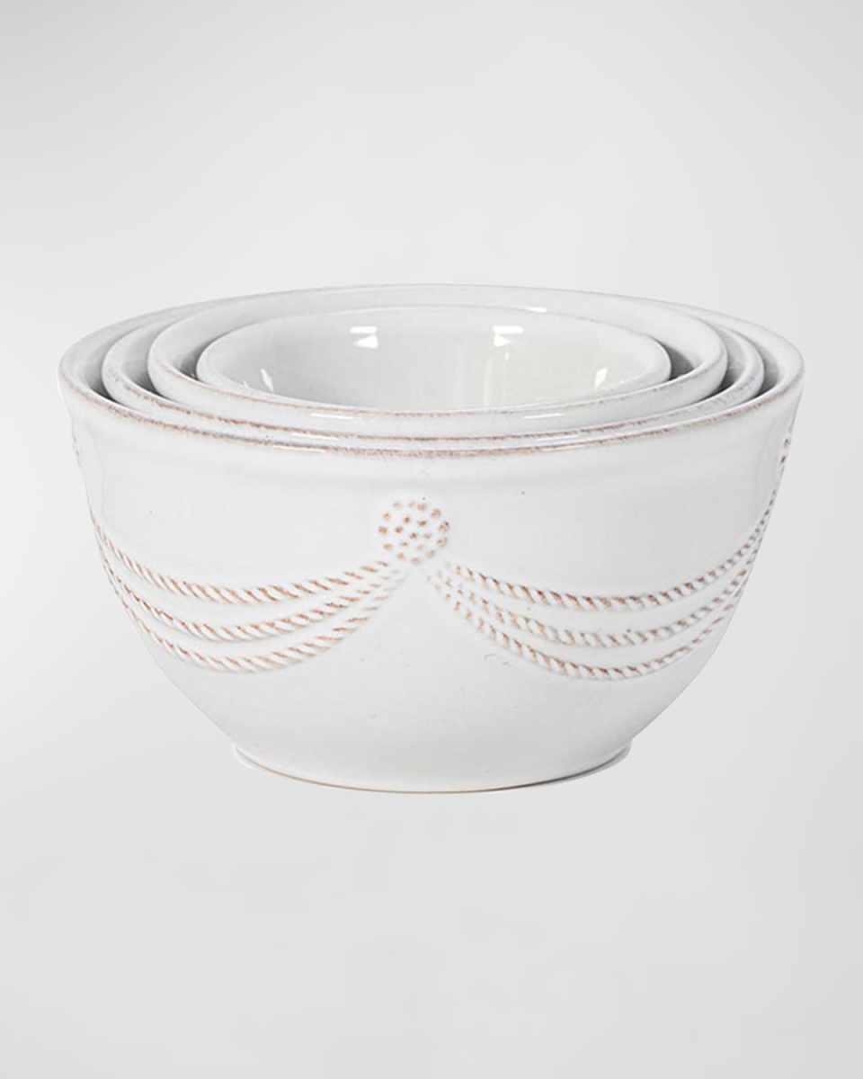 Berry & Thread Nesting Prep Bowl Set/4pc - Whitewash