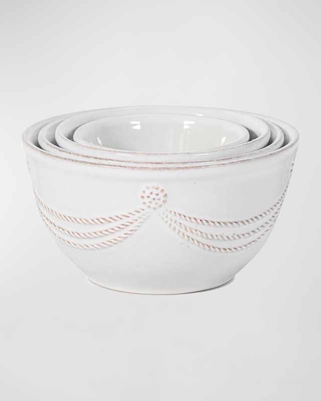 Berry & Thread Nesting Prep Bowl Set/4pc - Whitewash