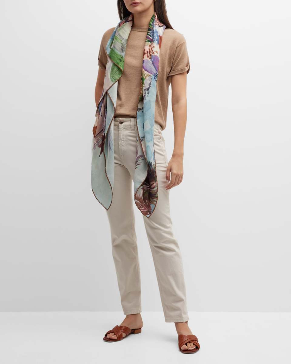 Roma Cashmere-Blend Scarf