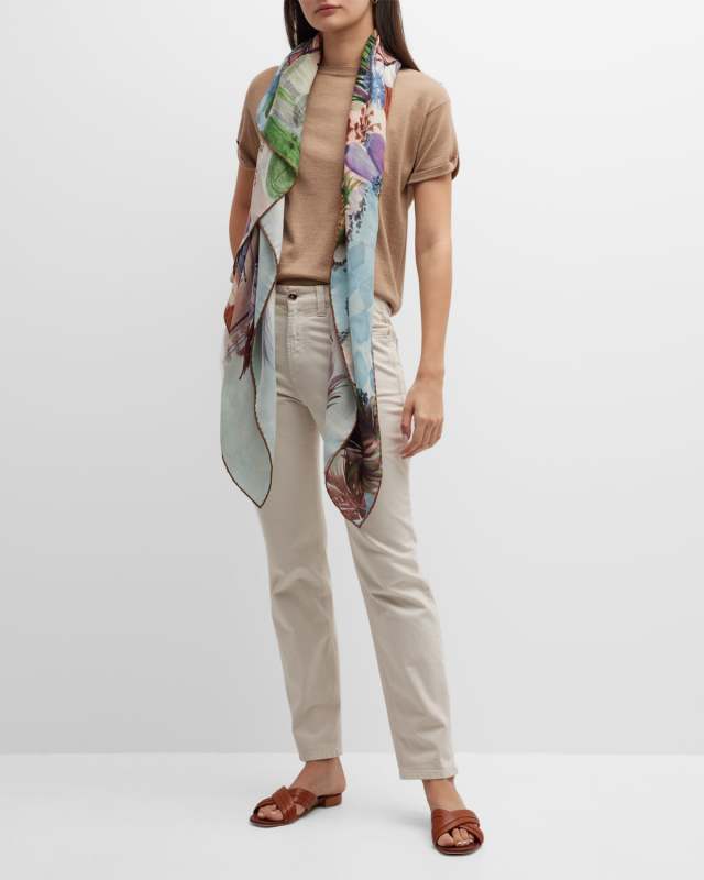 Roma Cashmere-Blend Scarf