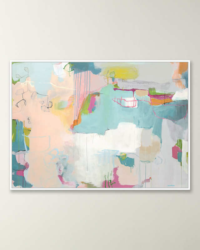 'Whimsical Day' Artist-Enhanced Giclee on Canvas Wall Art