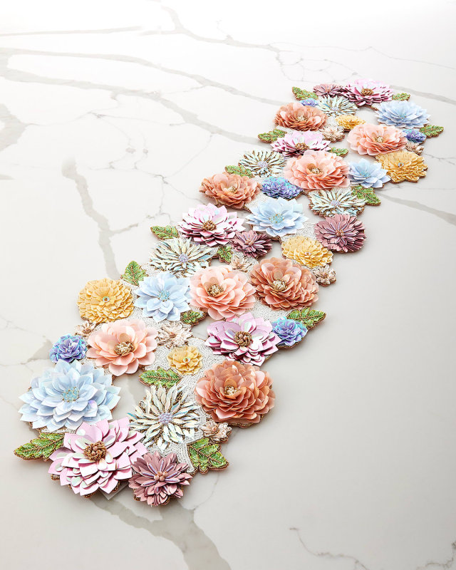 Dahlia Table Runner