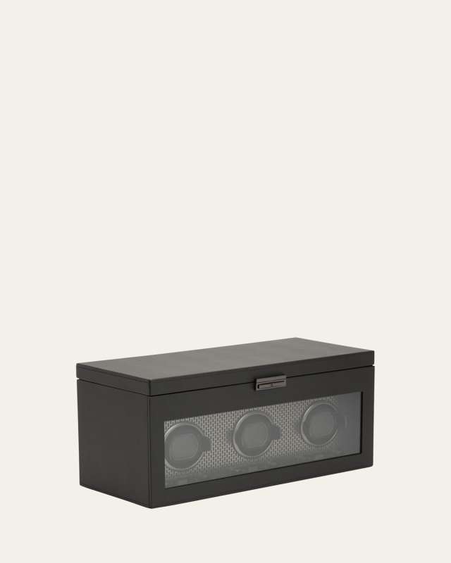 Axis Triple Watch Winder with Storage