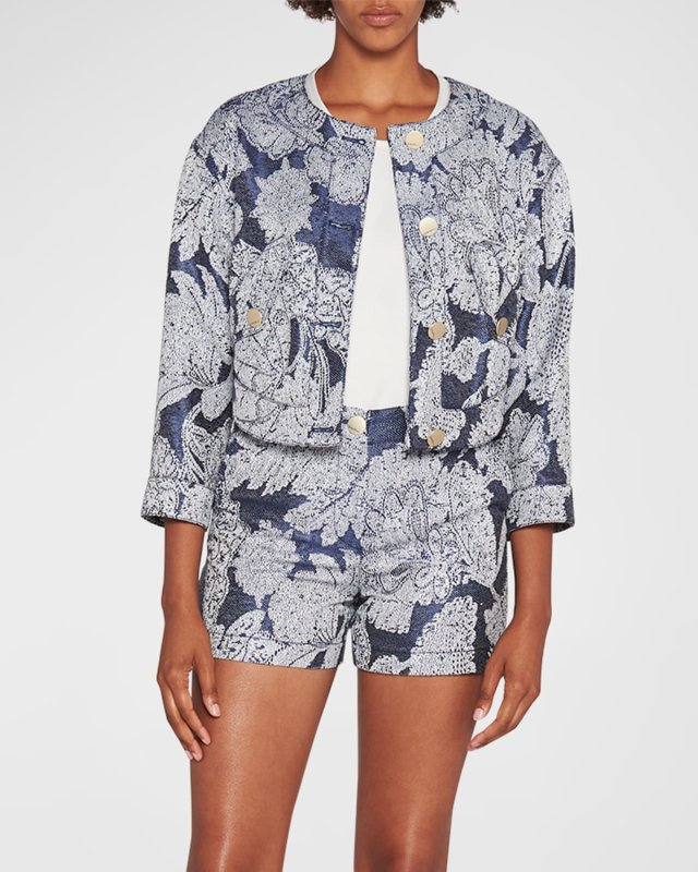 Paisley Crop Jacket