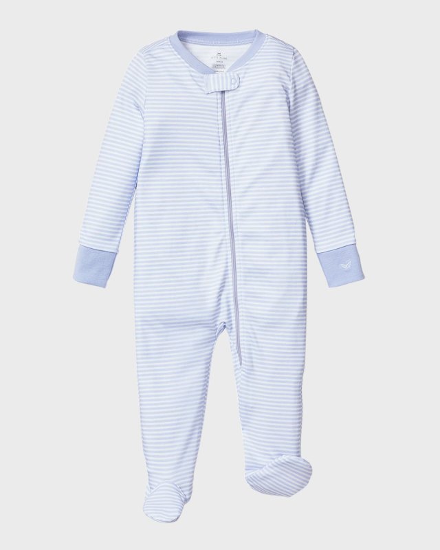 Kid's Pima Cotton Star Printed Footie, Size Newborn-24M