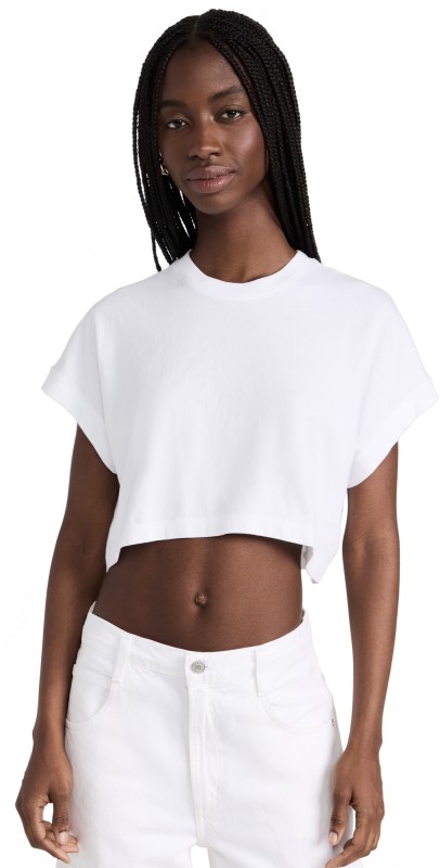 AGOLDE Aiden Tee White