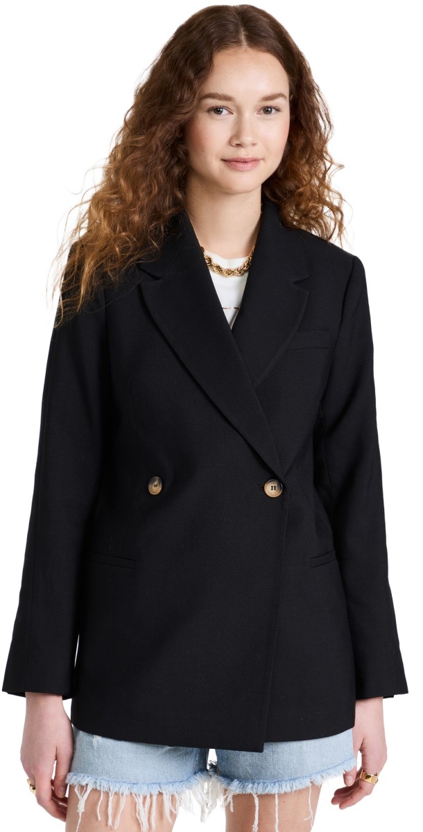 ANINE BING Kaia Blazer Black