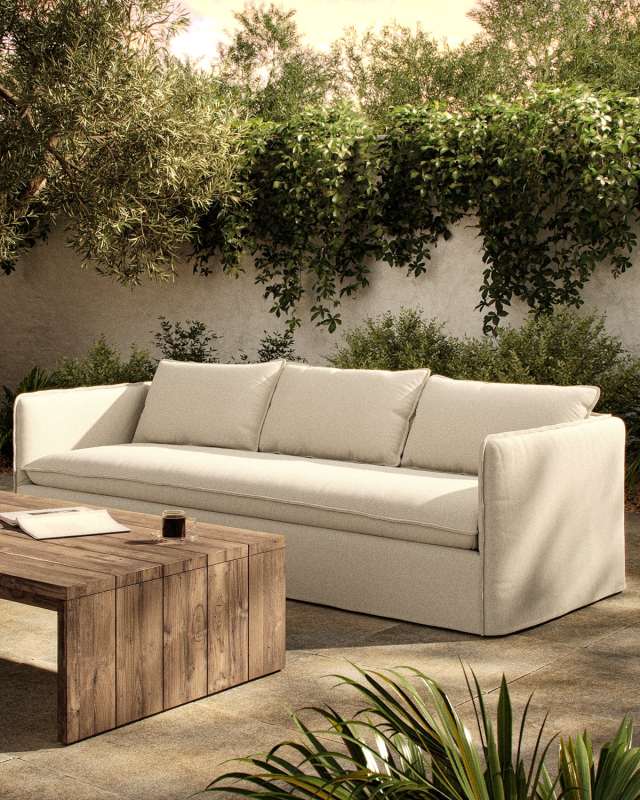 Andre Outdoor Sofa, 96"