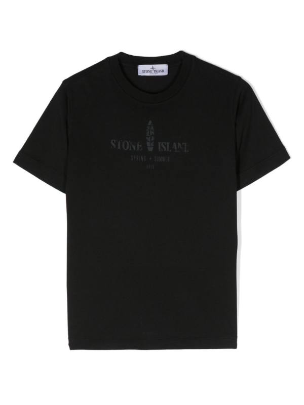 Compass-print cotton T-shirt