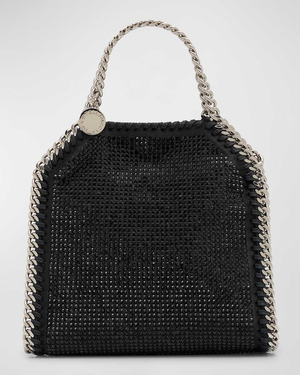 Tiny Embellished Chain Tote Bag