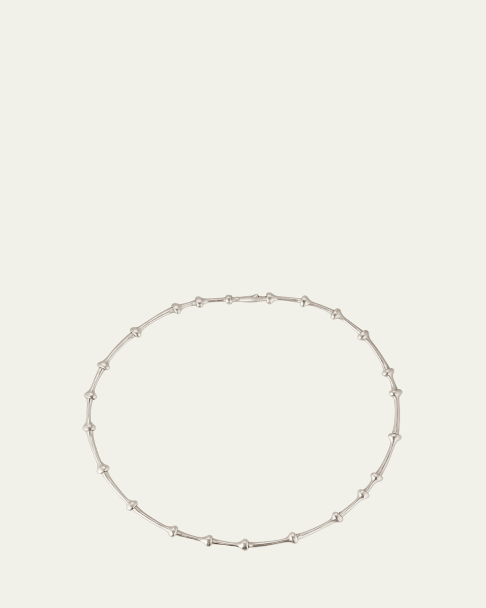 White Gold Twyn Collar Necklace