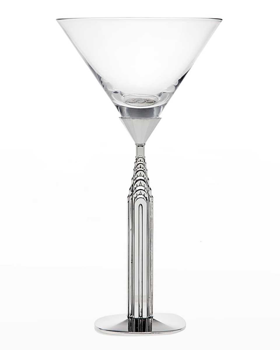 Chrylser Building Martini Glass