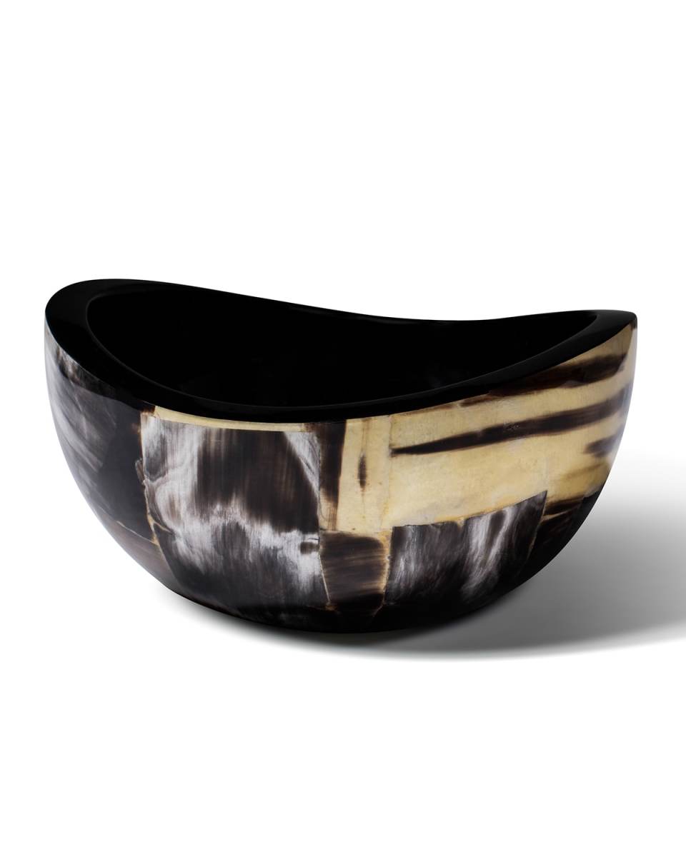 Horn Veneer Accent Bowl