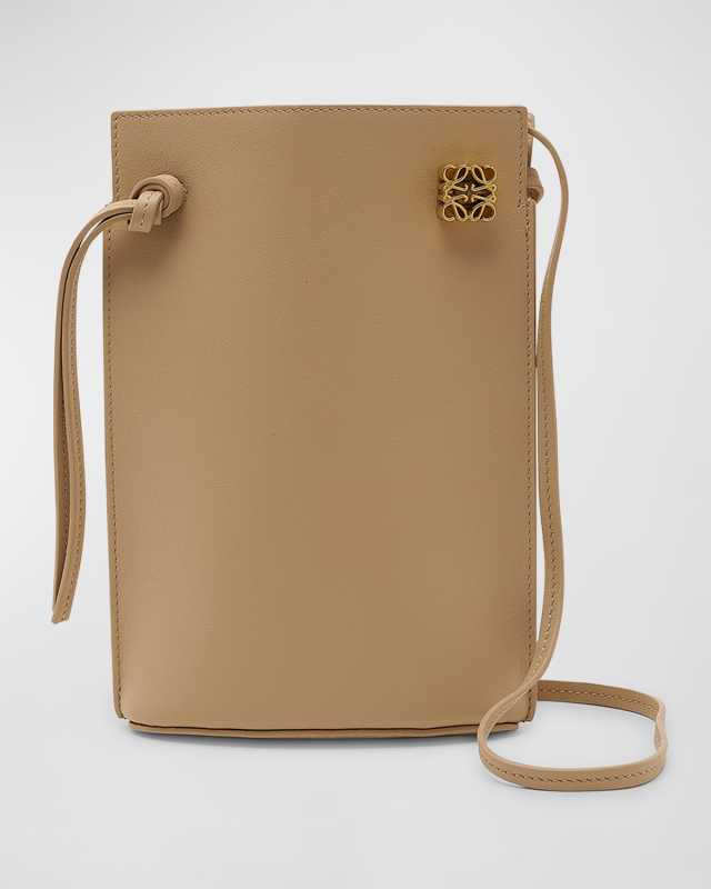 Dice Pocket in Leather with Strap