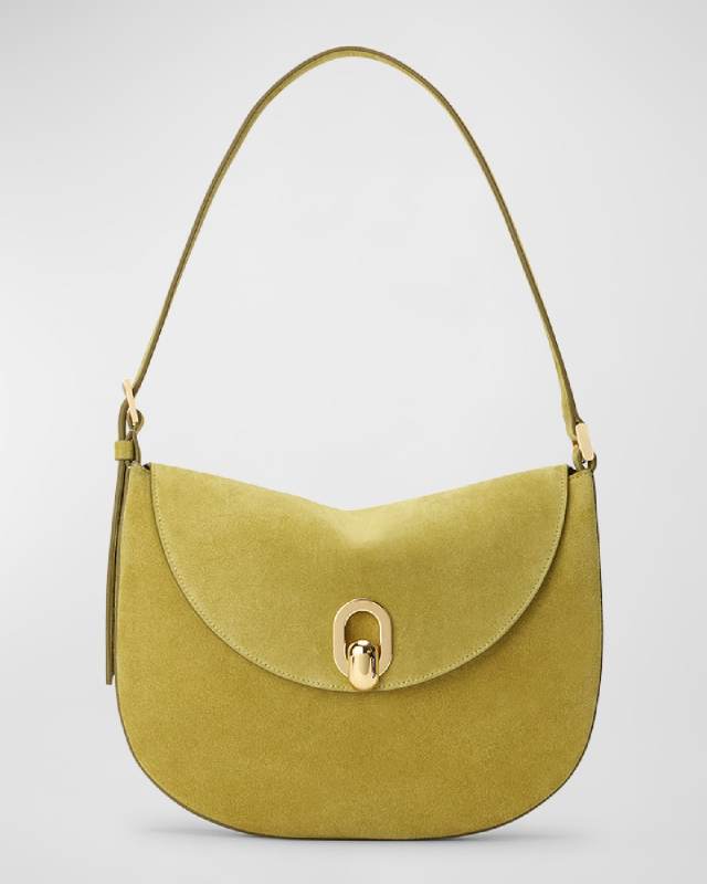 The Tondo Suede Hobo Bag