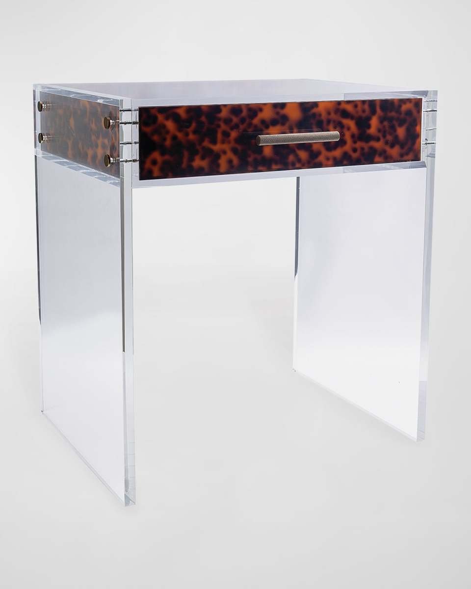 Milan Tortoise Tray Top End Table