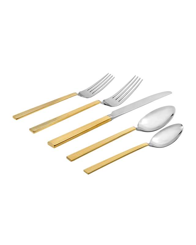 20-Piece Gold Harrington Flatware Set
