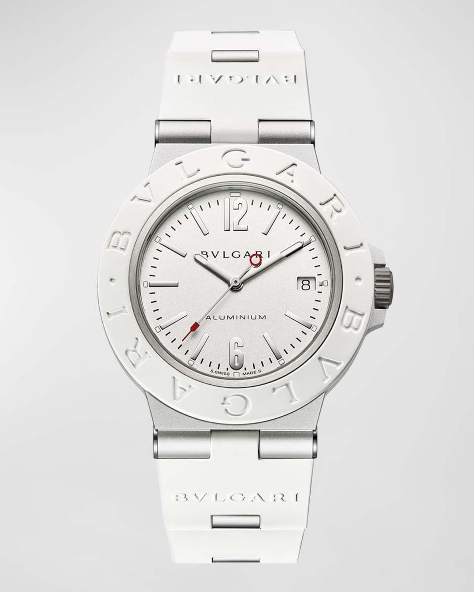 40mm Aluminum White Smeraldo Watch