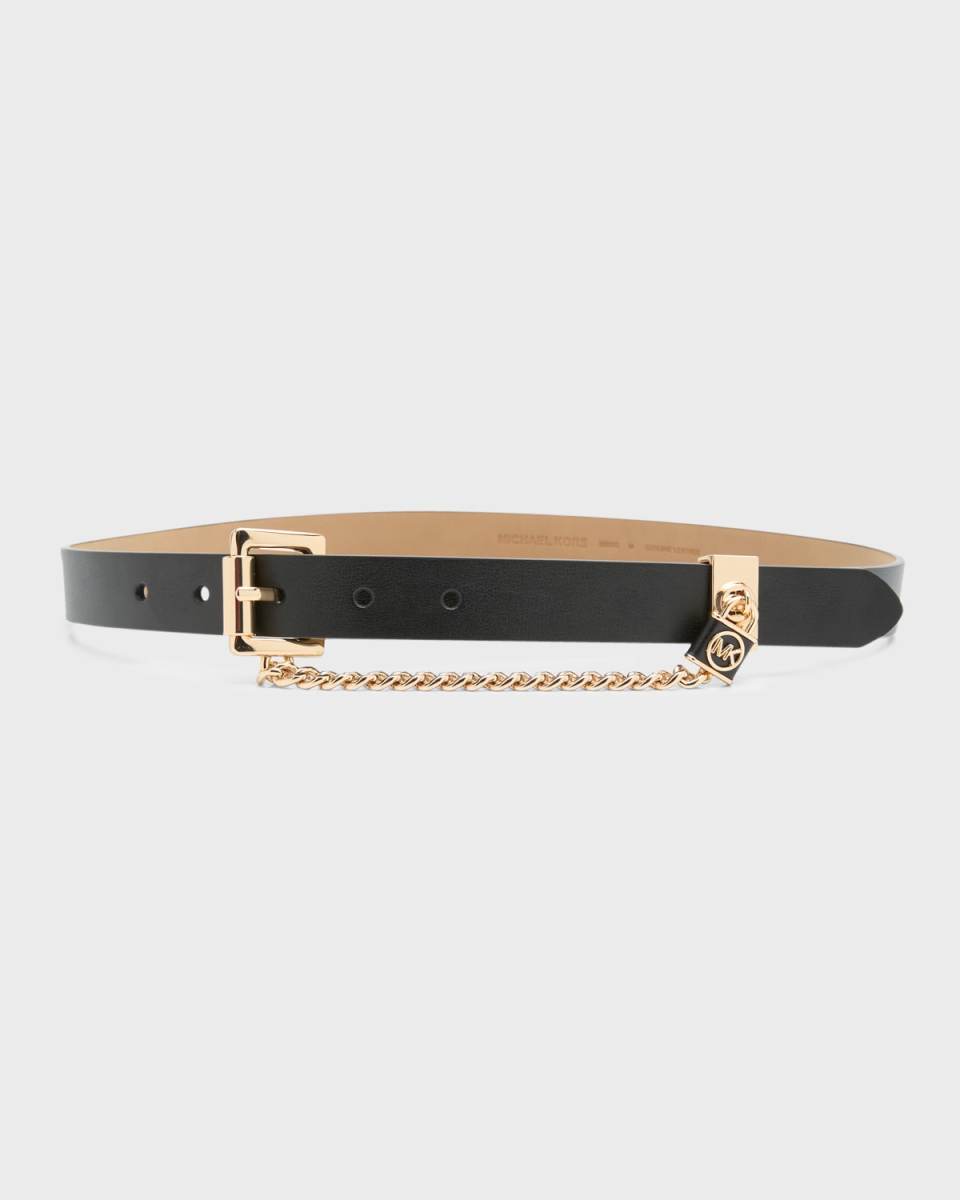 Swag Chain Leather Belt