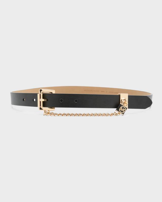 Swag Chain Leather Belt