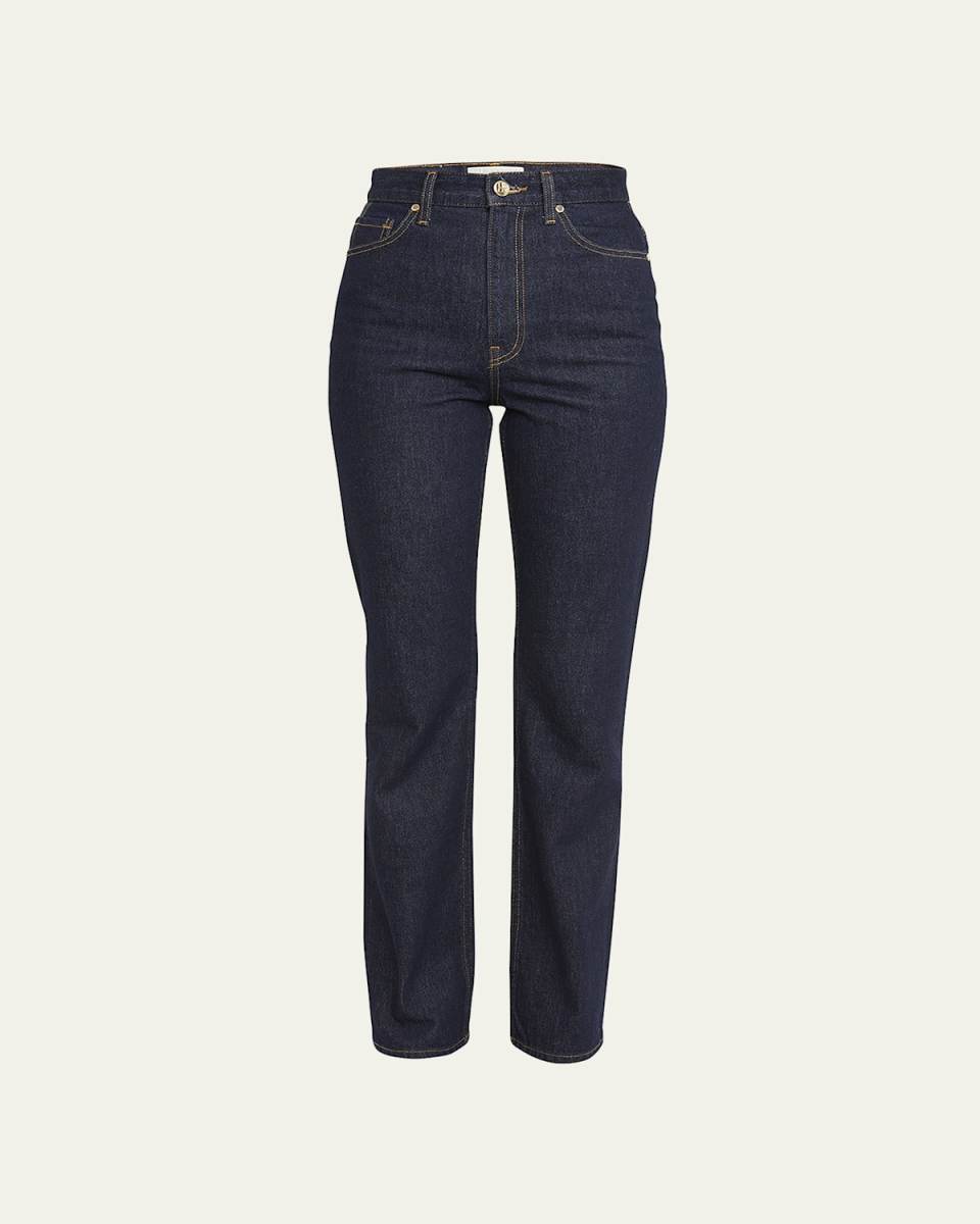 The Agnes Straight-Leg Denim Jeans