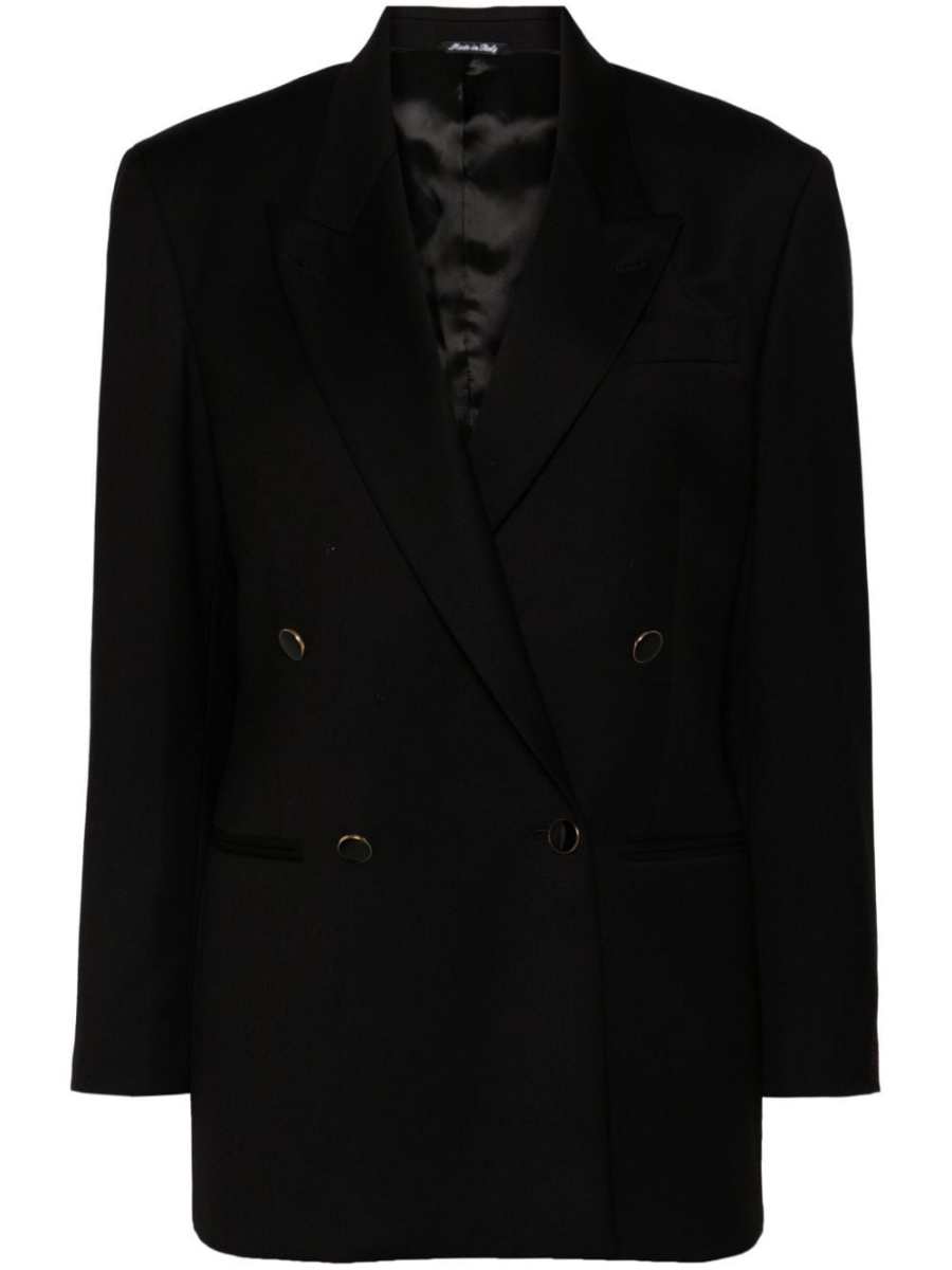 double-breasted blazer