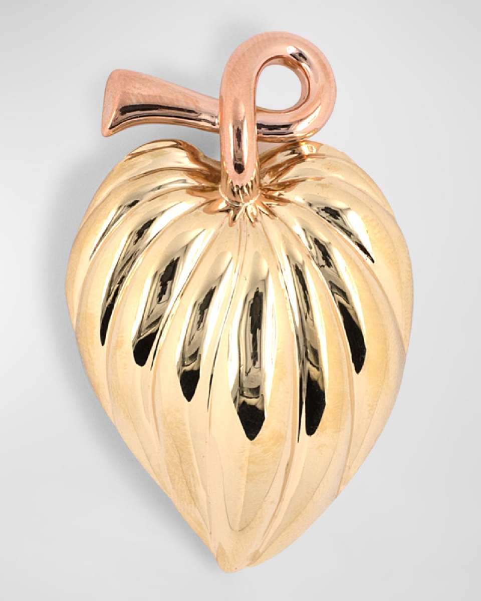 Estate Cartier 14K Yellow Gold Leaf Pin