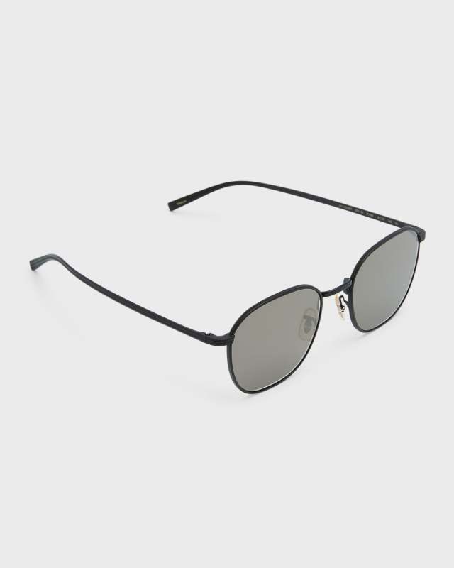 Filigree Titanium Square Sunglasses