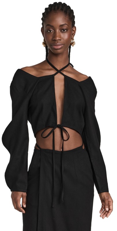 SELFI Two Wave Bustier Black