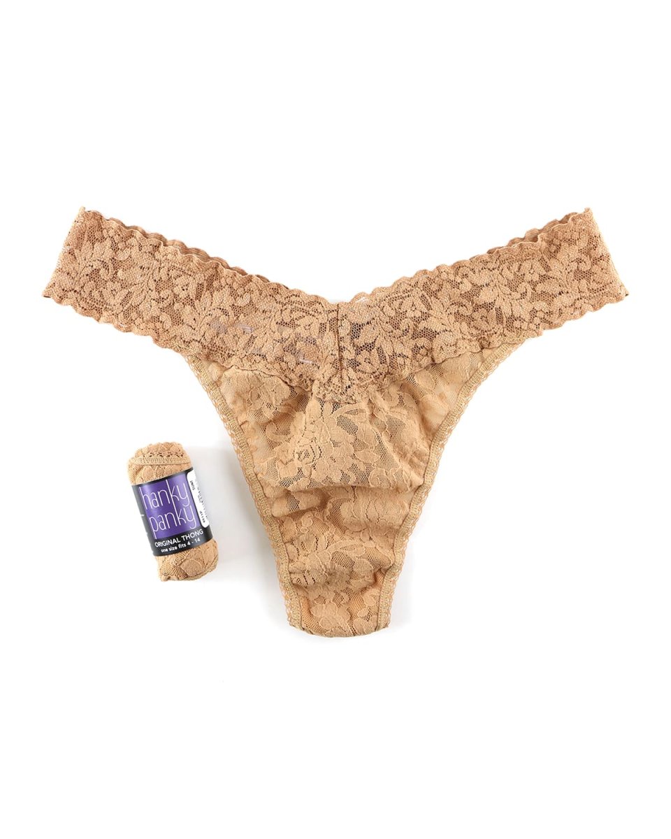Signature Lace Original-Rise Rolled Thong