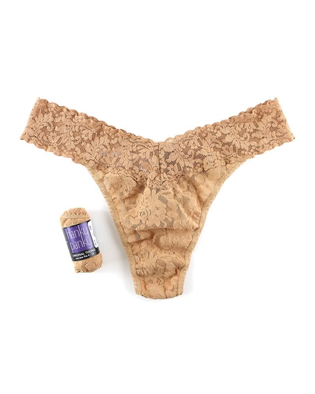 Signature Lace Original-Rise Rolled Thong