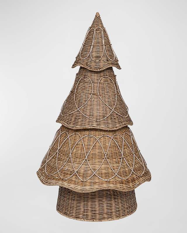 Provence Rattan Whitewash 3-Inch Tree