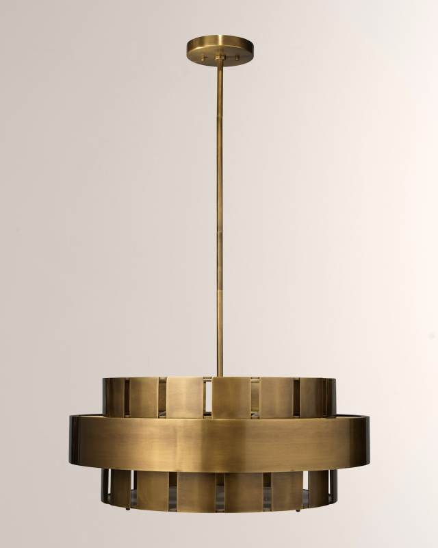 Large Orbit Chandelier